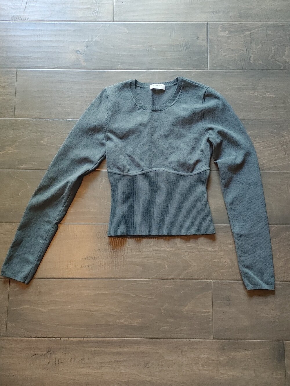 Sculpt Knit Empire Longsleeve Sweater